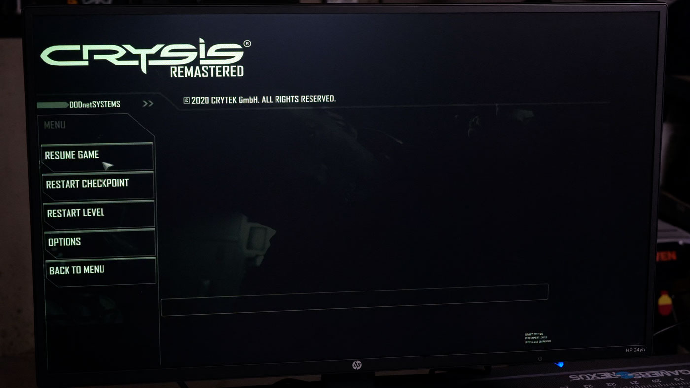 Crysis Remastered running on Ampere Altra Max