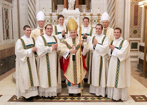 Portrait of deacons from St. Louis Archdiocese Diaconate Ordination Mass
