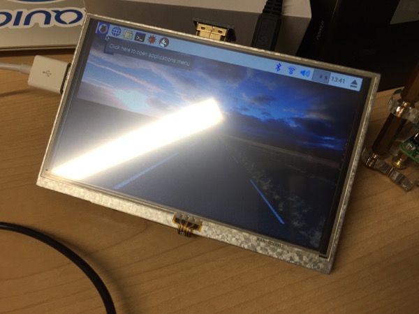 Elecrow 5 inch HDMI display glare lights TFT