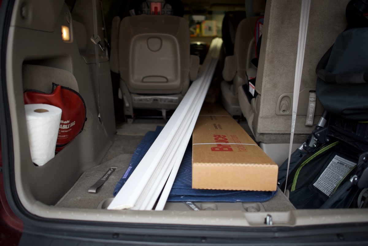 Toyota Sienna Minivan fits 16 12 foot boards inside