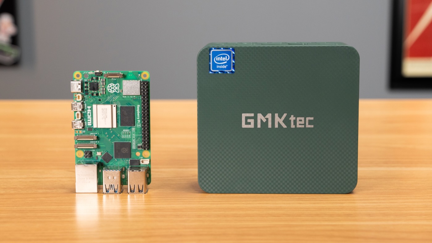 Raspberry Pi 5 and N100 GMKtec Nucbox G3