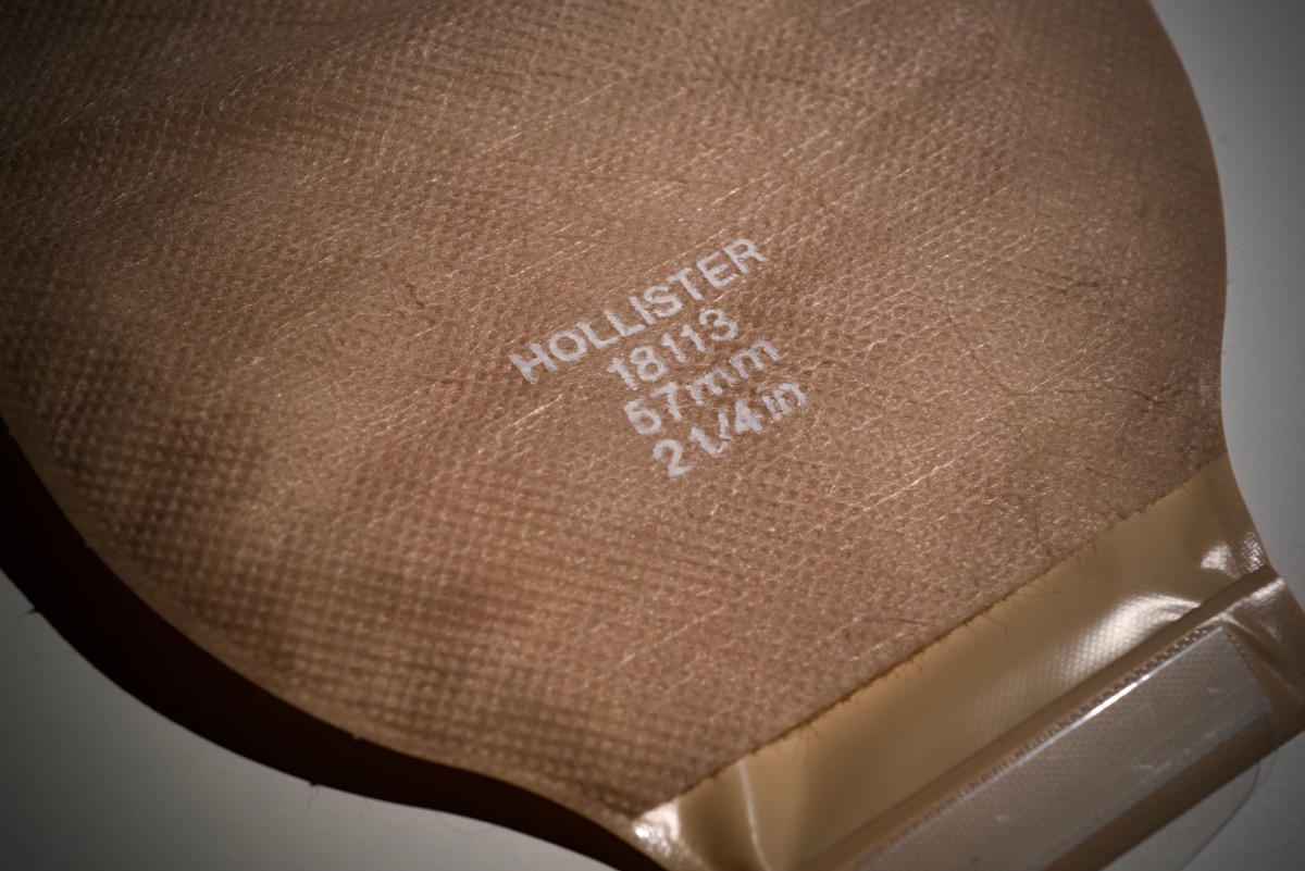 Hollister ostomy bag opaque with vignette
