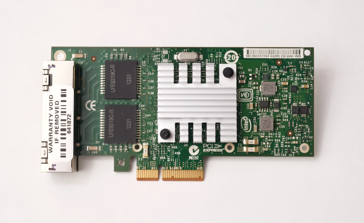 Intel I340-T4 NIC for PCI Express x4