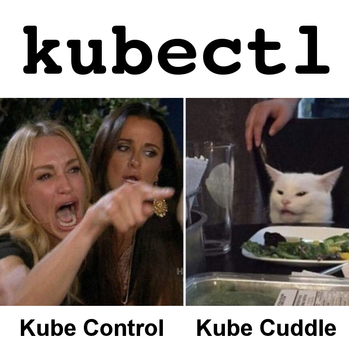 Kubectl Kube Control Kube Cuddle meme