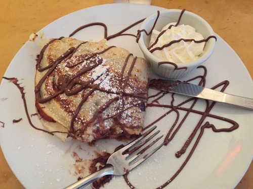 Nutella Crepe from Honey Honey Cafe and Creperie in San Fransisco, CA