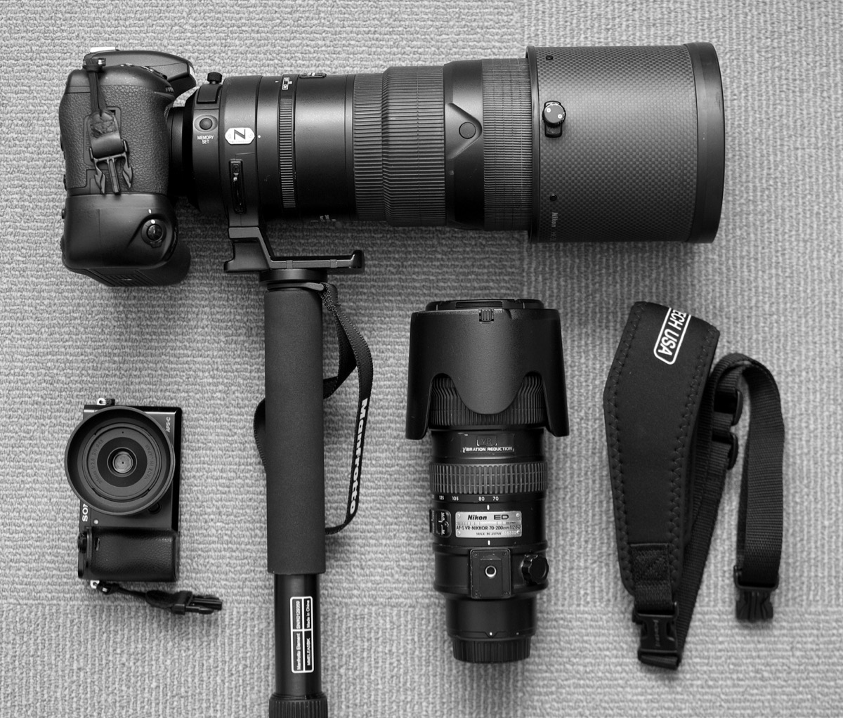 Photography gear for Souls and Goals soccer match