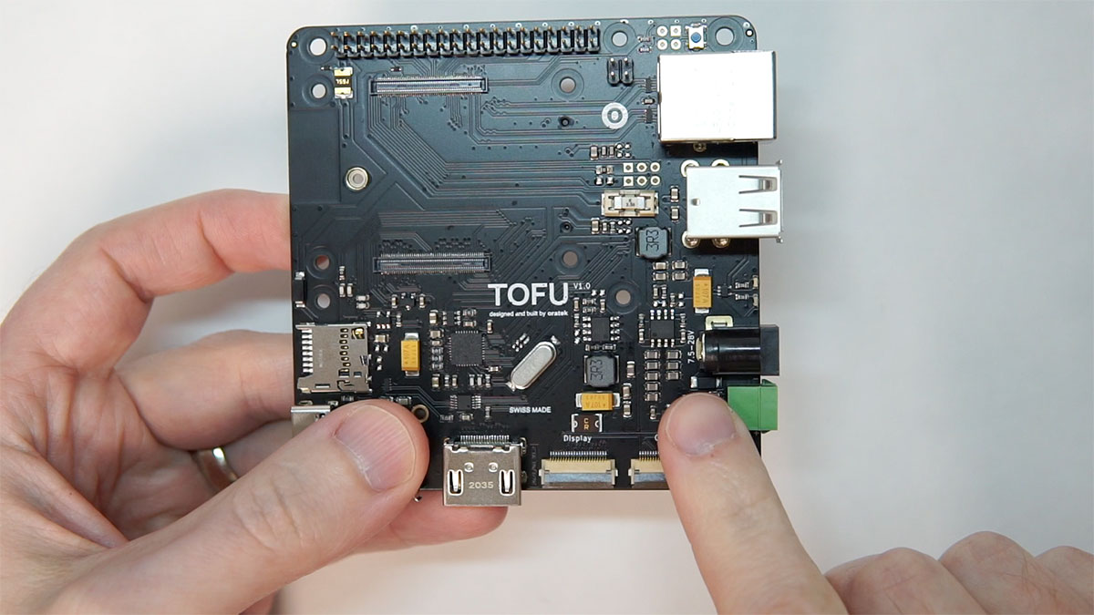 Pi CM4 TOFU Board Power inputs 7.5-28v