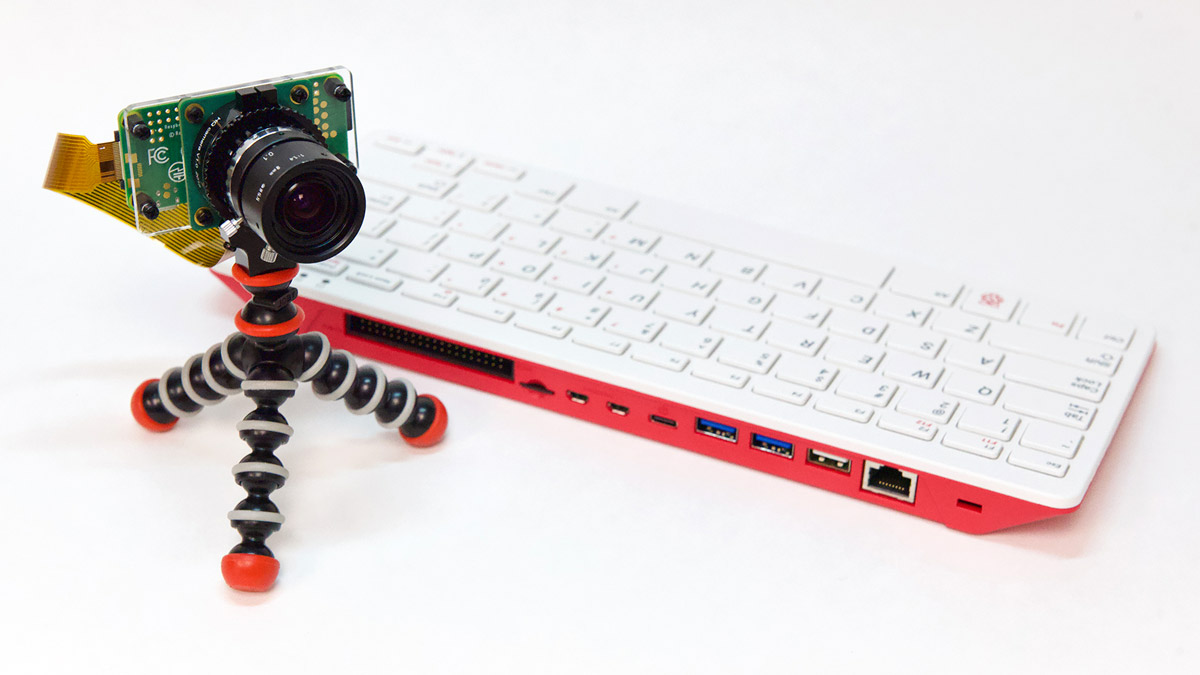 Raspberry Pi HQ Camera on Pi Zero with Pi 400 used as a webcam