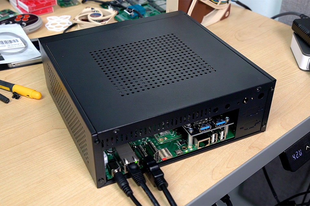 Seaberry installed in mini ITX case