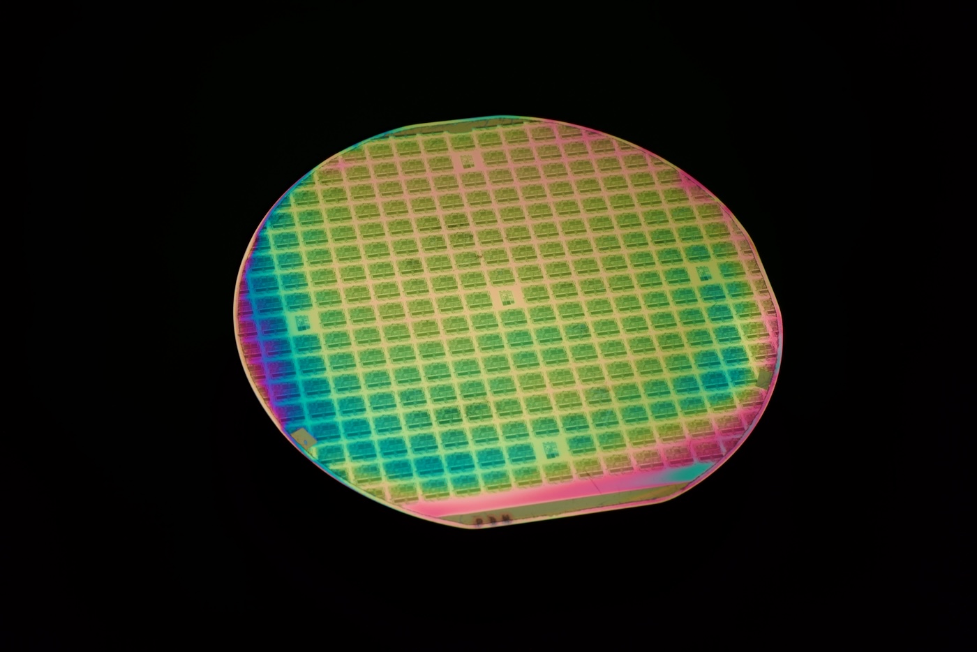 A silicon wafer from the 1980s