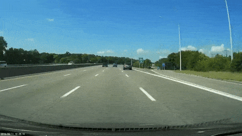 Driving in St. Louis - dashcam loop gif
