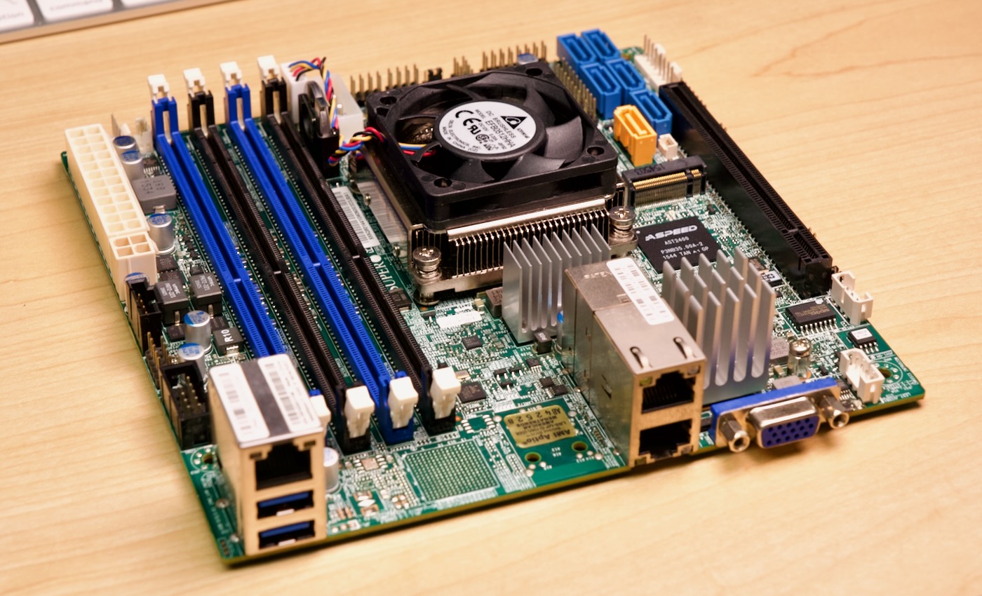 Supermicro Mini ITX server motherboard Xeon D-1521
