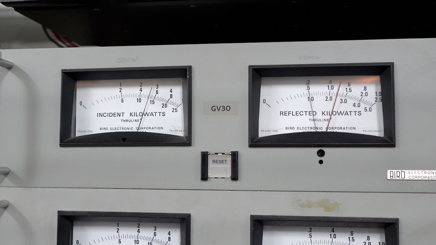 Reflected power from FM transmitter monitoring