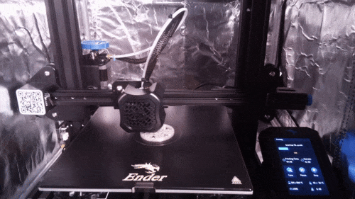 Unstabilized Pi Timelapse of 3D Print on Ender 3 V2 without OctoPrint or Octolapse