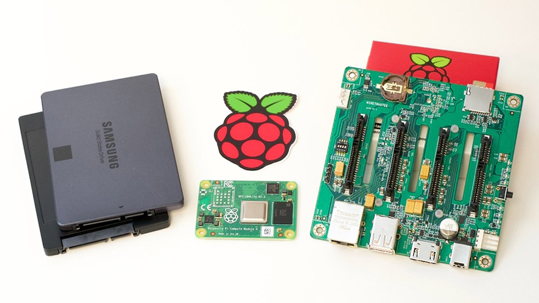 Wiretrustee SATA Board for Raspberry Pi OMV NAS