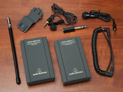 Audio-Technica PRO 88W-R35 VHF Wireless Lavalier System with ATR35 Mini Omnidirectional Clip-On Microphone